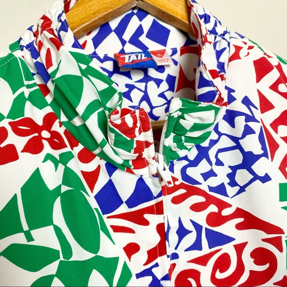 Vintage TAIL 80's 90''s Bomber Jacket - Picture 2 of 6